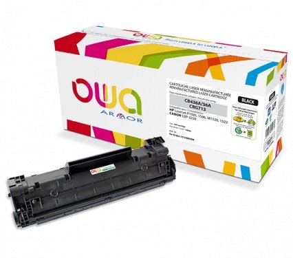 Owa Toner Compatible Con Hp Cb436a, Canon 713 Negro (2000 S.)