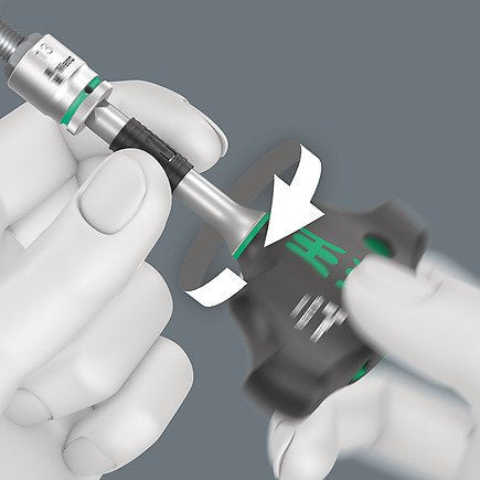 Destornillador Adaptador Con Mango En T Wera 411 A Ra Con Función De Carraca