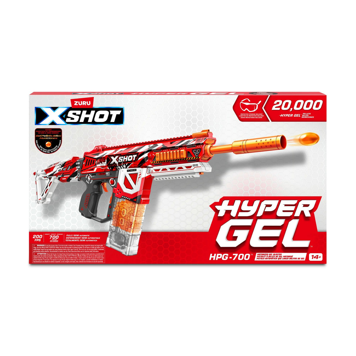 Zuru Xshot-Hyper Gel-Blaster Hpg-700 Incluyendo 3500 Bolas De Gel 36620