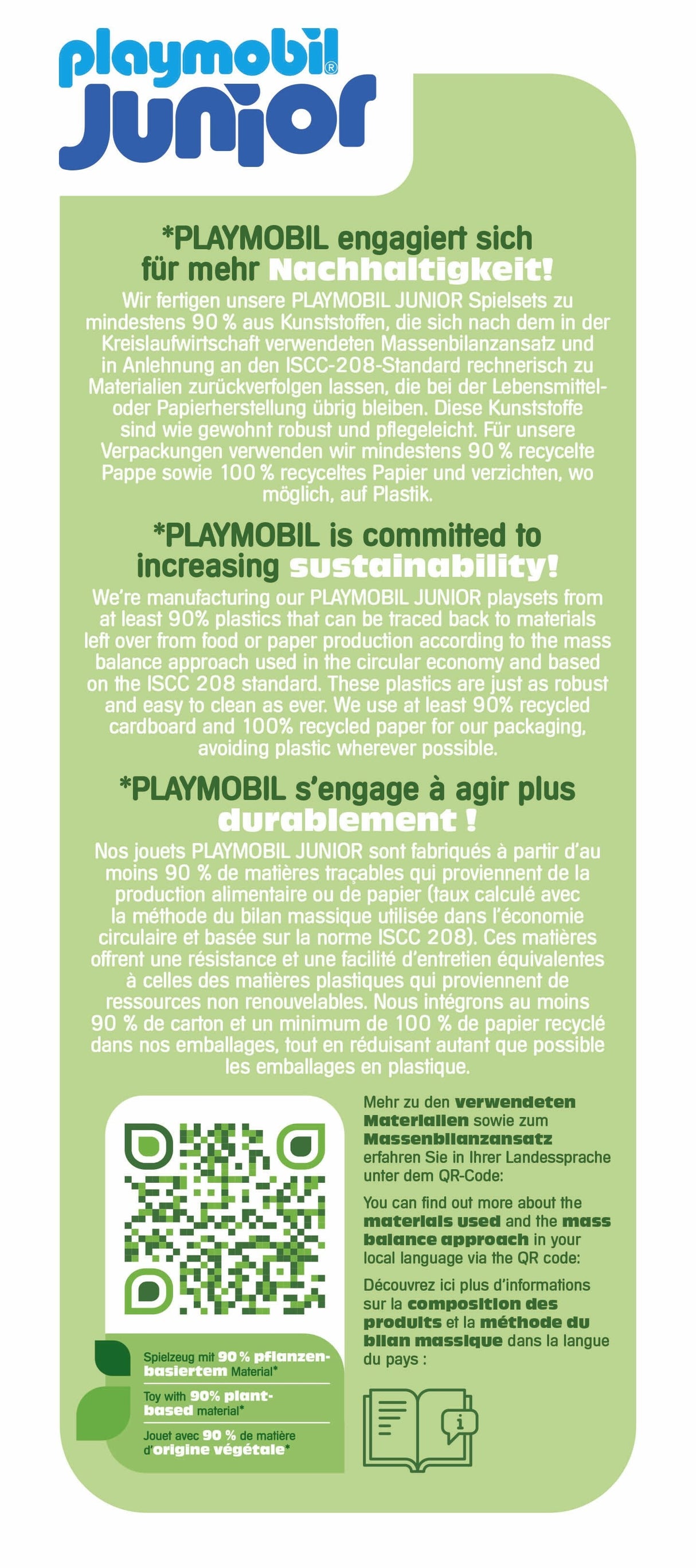 Playmobil Junior Puesto Ecológico Y Carretilla Elevadora