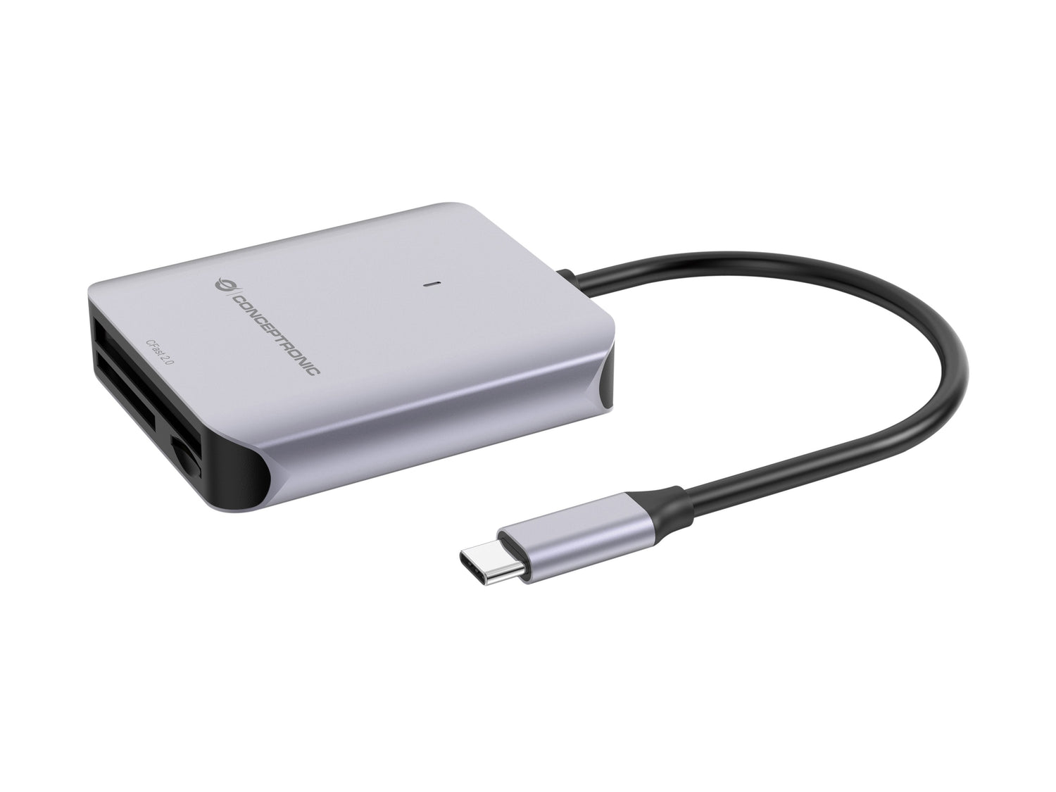 Card Reader Externo Conceptronic Bian09g Usb-C Sd/Sdhc/Sdxc Microsd/Tflash