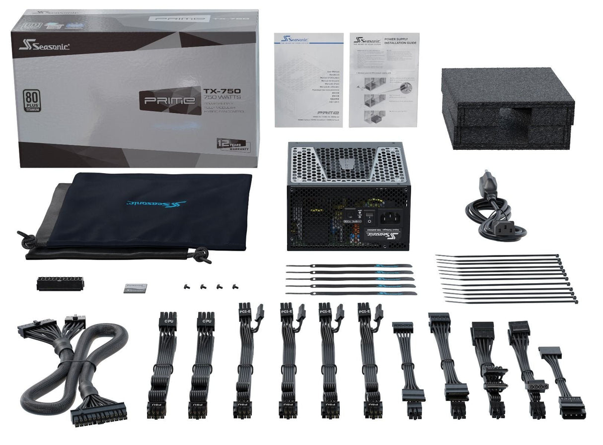 Fuente De Alimentación Seasonic Prime Ti 750 750w 80plus Titanium