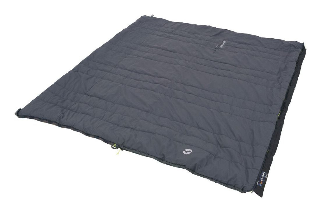 Saco De Dormir Outwell Camper Cremallera Izquierda Gris