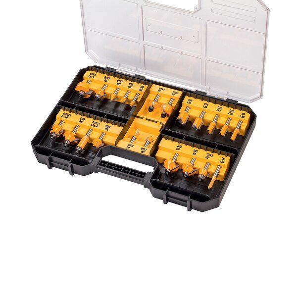 EAN 5035048538654 - DeWALT DT90017-QZ fresa para ruteadora Juego de fresas 22 pieza(s) imagen 1