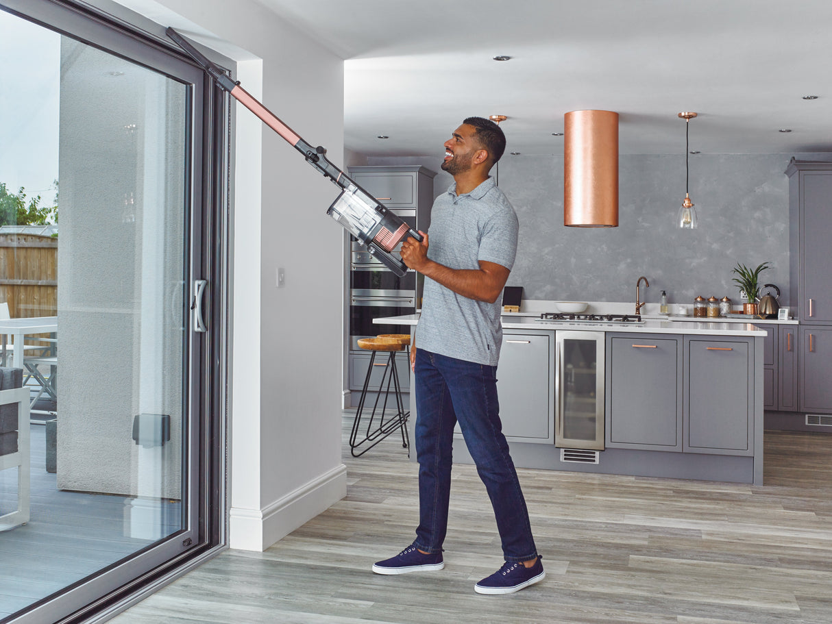 EAN 0622356254601 - Shark Stratos Aspiradora escoba 2 en 1 Batería Secar Sin bolsa Negro, Durazno imagen 16