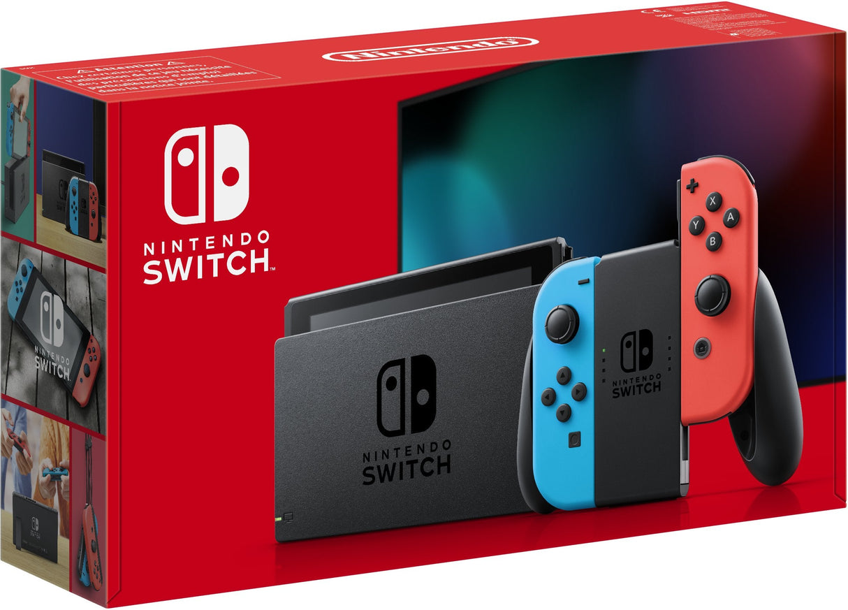 Nintendo Switch Azul Neón Rojo Neón 2022 2 Mandos Joy-Con
