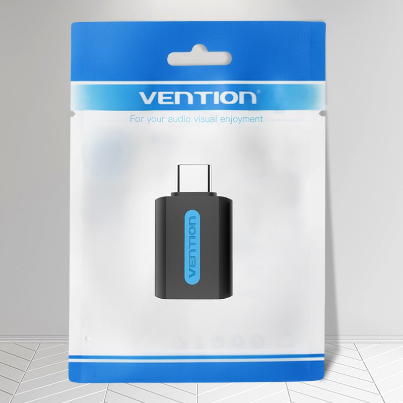 EAN 6922794755246 - Vention CDUB0 cambiador de género para cable USB C USB A Negro imagen 3