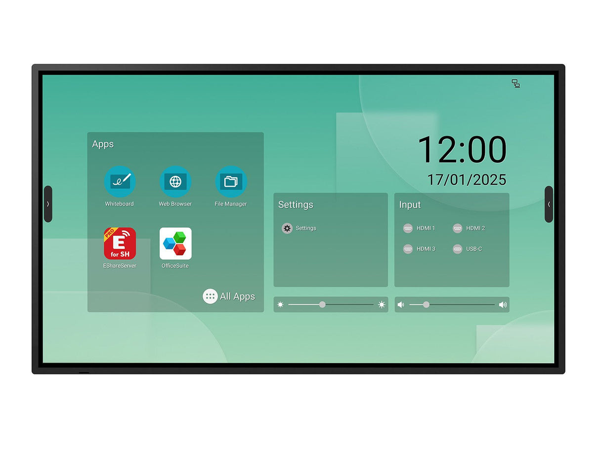 139,7 Cm (55") 3840 X 2160 Pixel Sharp 60006142 16:9 4k Ultra Hd Va 8 Ms 60 18 7 Hdmi Usb-Hub Lan Wifi Speaker Android 14