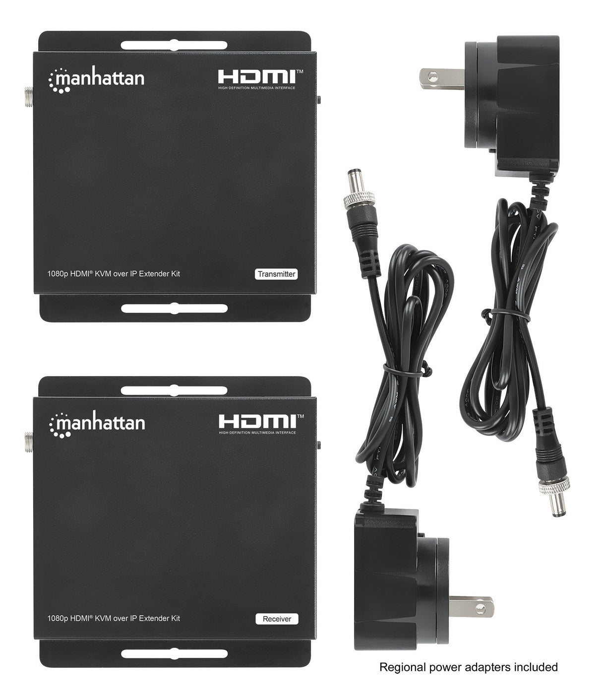 EAN 0766623208413 - Manhattan 208413 extensor audio/video Transmisor y receptor de señales AV Negro imagen 7