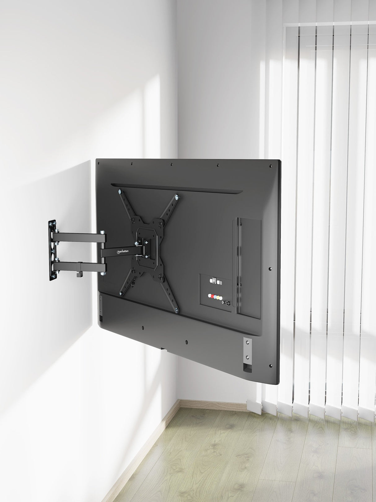 EAN 0766623462624 - Manhattan 462624 soporte para TV 139,7 cm (55") Negro imagen 2