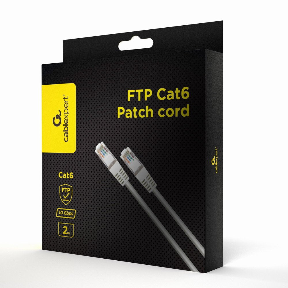 EAN 8716309121095 - Cablexpert FTP Cat6 Patch cord, 2 m, White imagen 1
