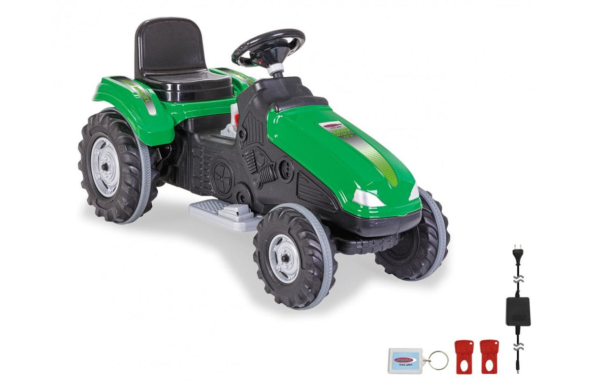 Tractor De Conducción Jamara Rueda Grande 12v Verde