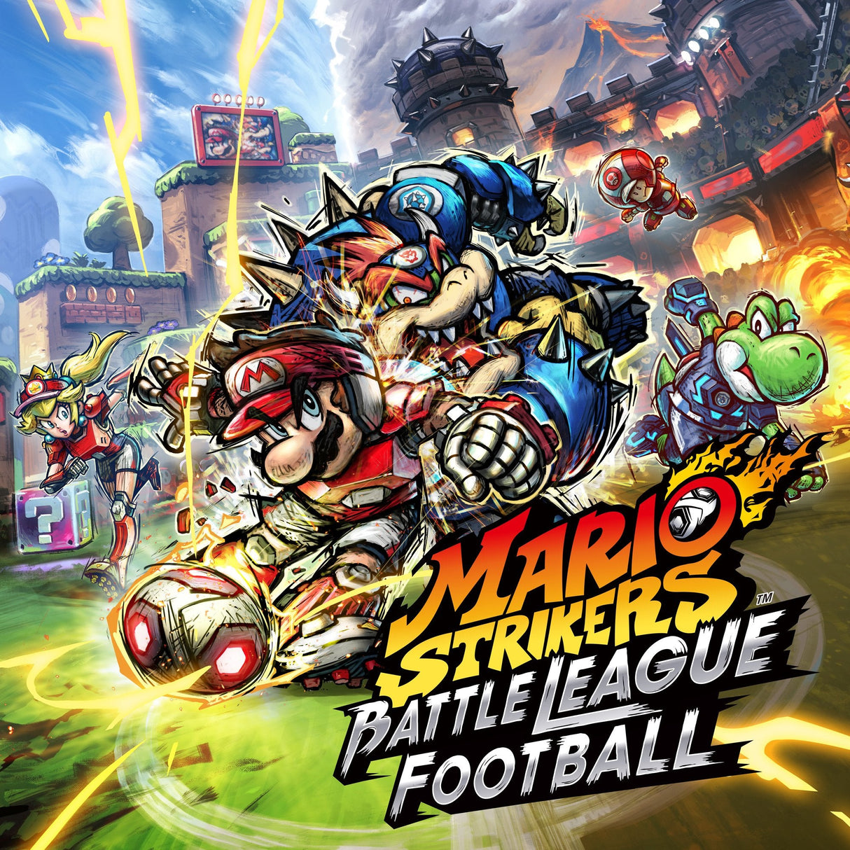 Juego Para Consola Nintendo Switch Mario Strikers: Battle League Football