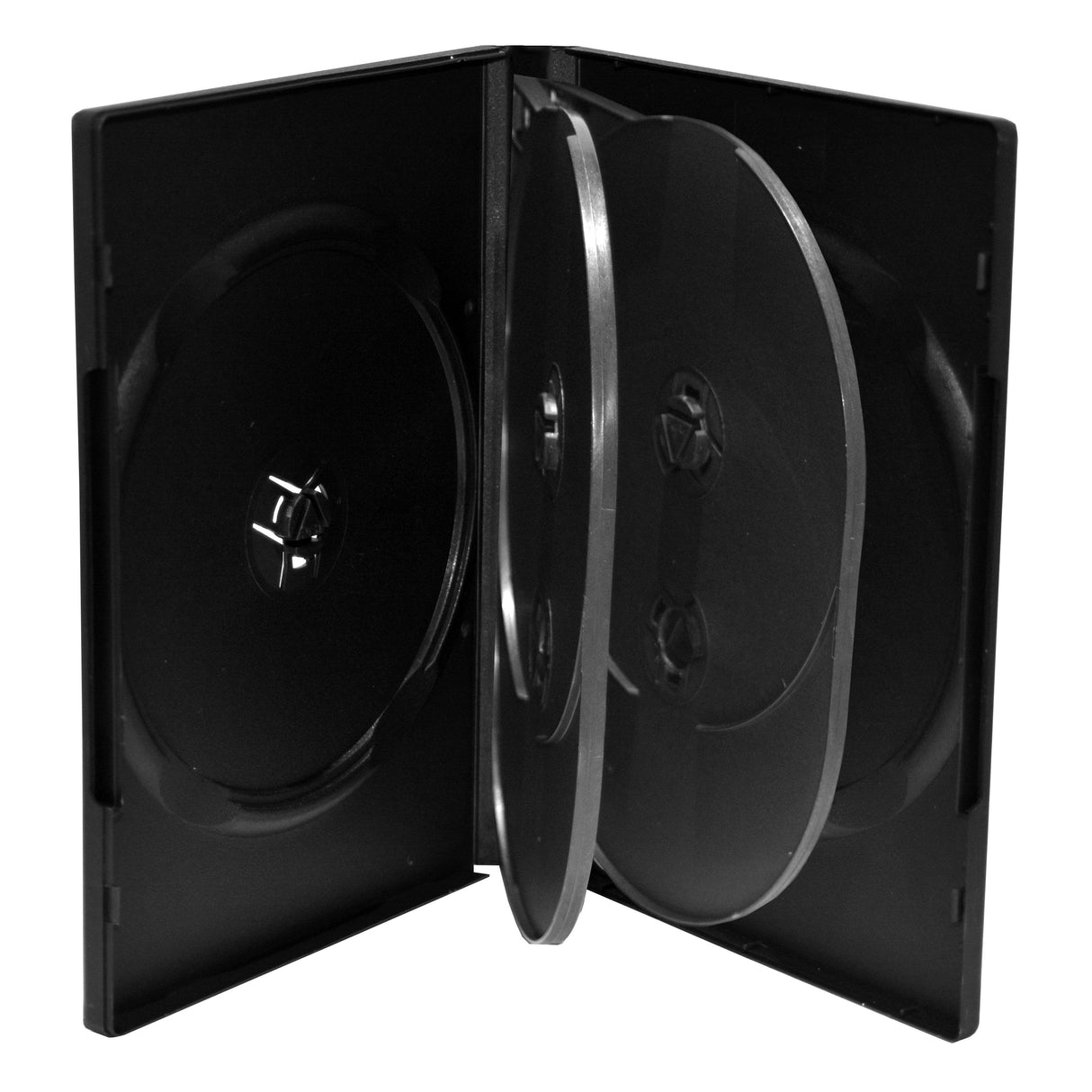 Mediarange Box35-6 Funda Para Discos Ópticos Funda De Dvd 6 Discos Negro