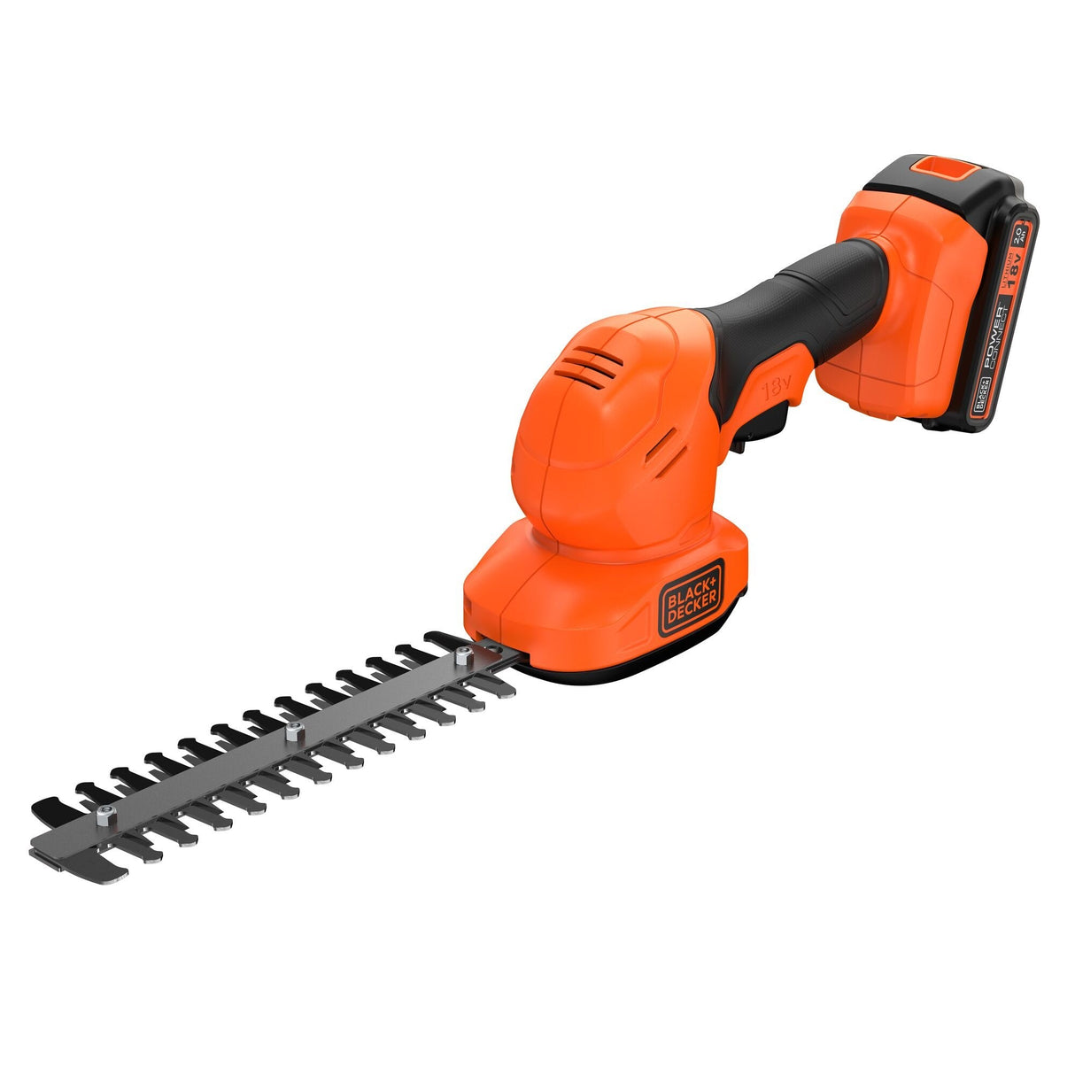 Cortasetos Black+Decker Bcss18d1-Qw Naranja