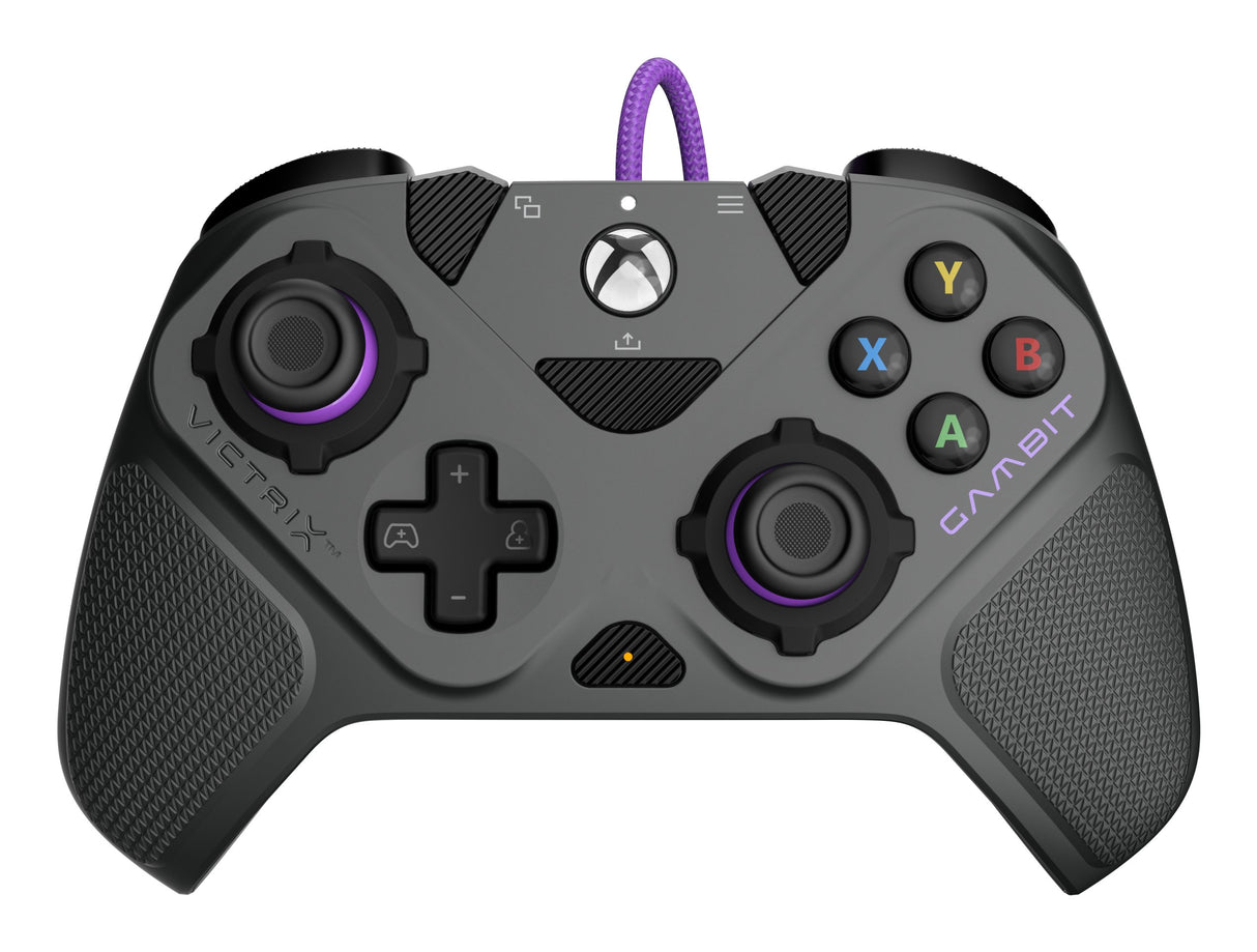 EAN 0708056072711 - PDP 049-006-GY mando y volante Negro, Gris, Violeta USB Gamepad Analógico/Digital PC, Xbox One, Xbox Seri imagen 1