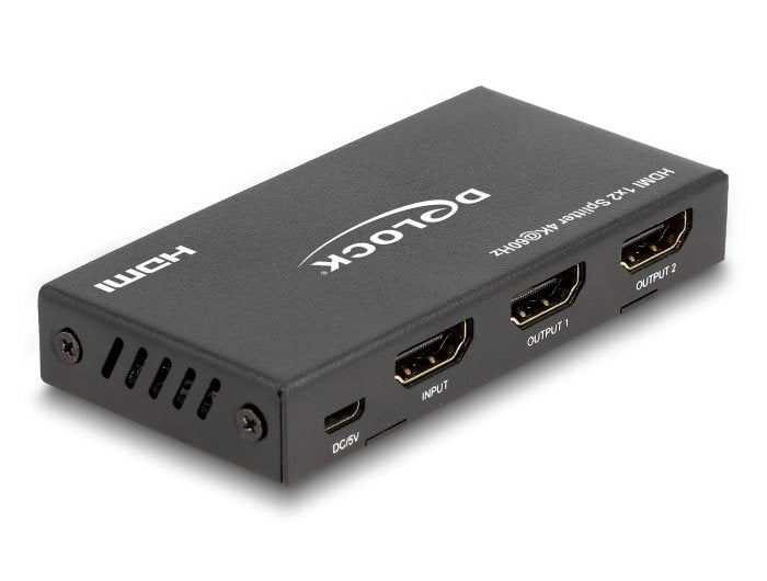 Delock 18651 Divisor Hdmi 1 X Hdmi In A 2 X Hdmi Out 4k 60 Hz Con Ajuste De Pantalla
