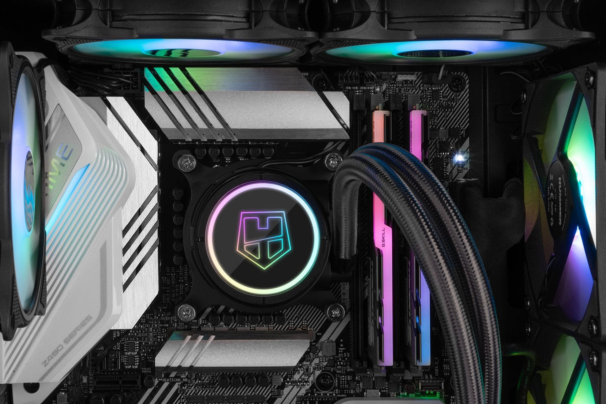 Caja Pc Nox Semitorre Hummer Frost Argb Lighting