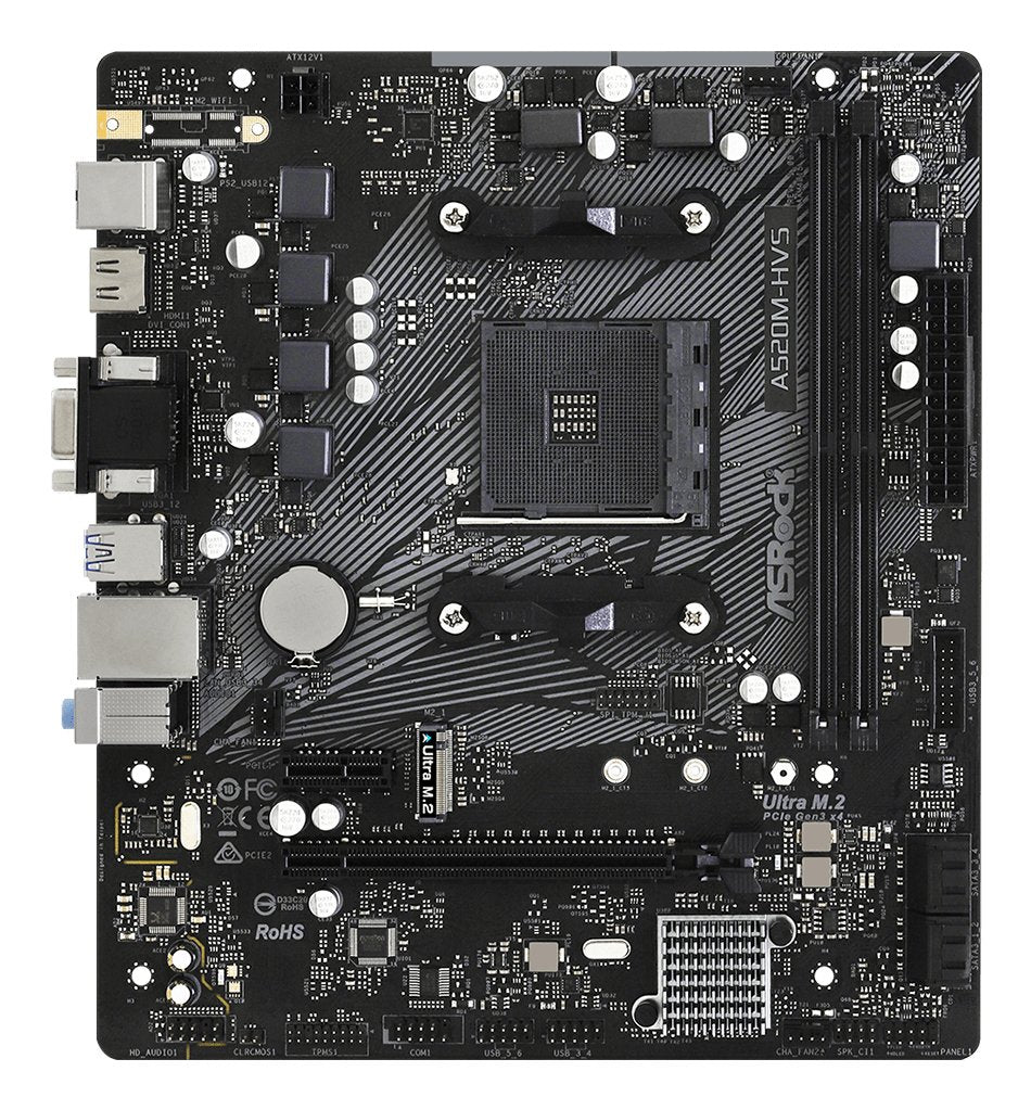 EAN 4710483932311 - Asrock A520M-HVS AMD A520 Zócalo AM4 micro ATX imagen 2