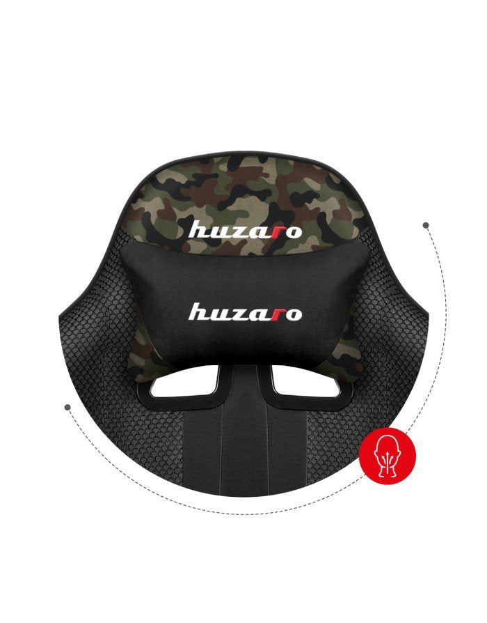 EAN 5903796011548 - Huzaro FORCE 4.7 Silla para videojuegos de PC Asiento (de seguridad) de butaca Negro, Camuflaje imagen 15