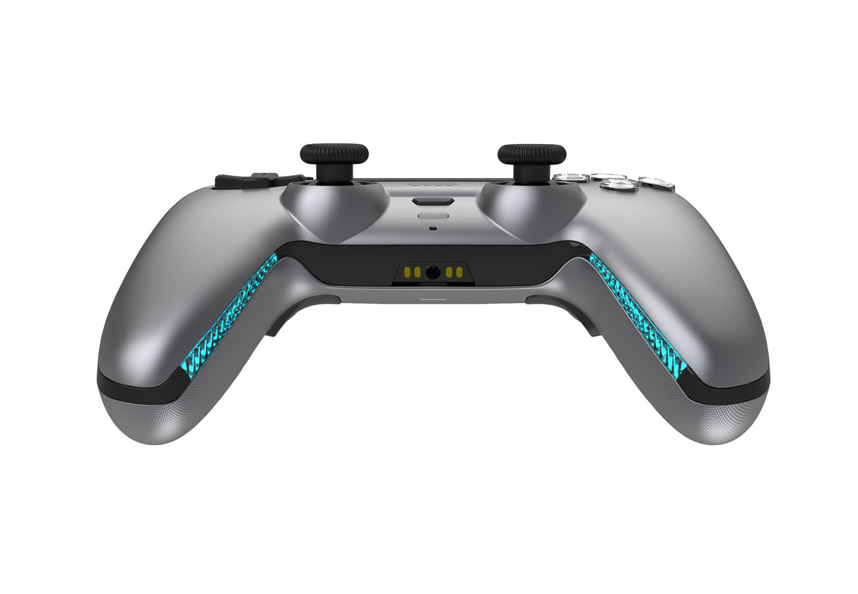 EAN 7333048072498 - Deltaco Gaming GAM-199-STEELGRAY mando y volante Gris, Metálico, Acero Bluetooth/USB Gamepad PlayStation imagen 5