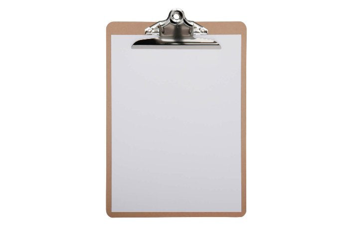 Maul A4 Klemmbrett Maulclassic Hartfaser Klemmer Kurze Seite