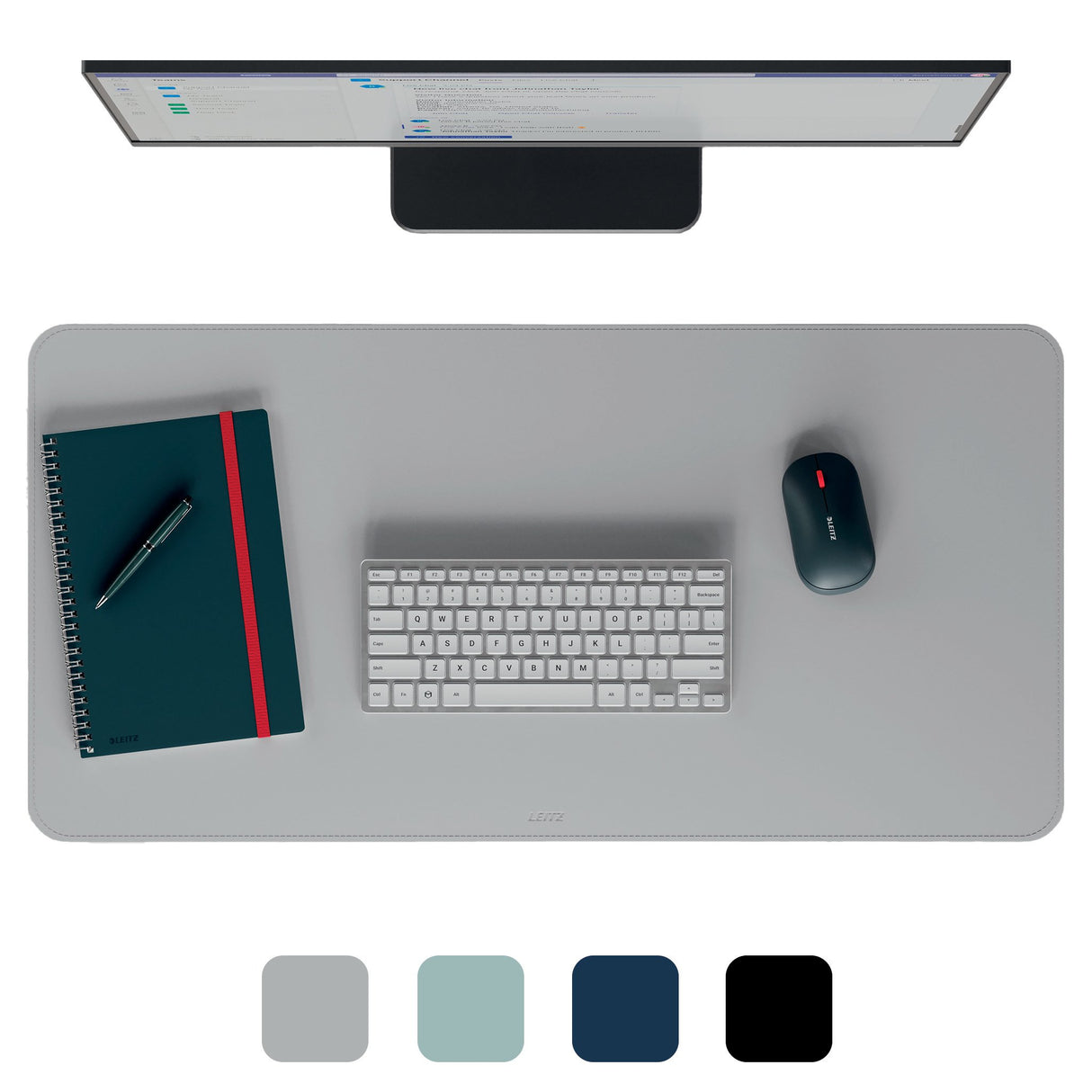 EAN 4002432141852 - Leitz 53820085 protector de escritorio Cloruro de polivinilo (PVC) Gris imagen 1