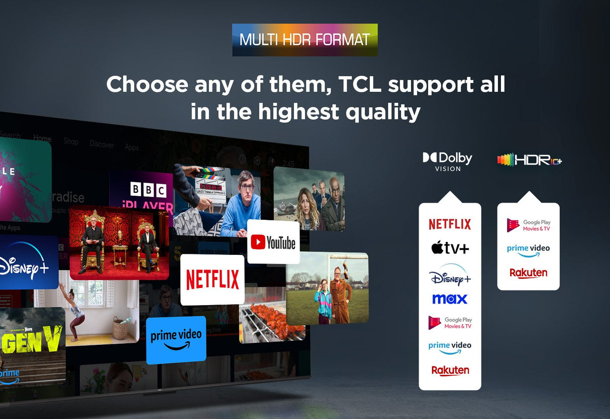 Tcl 65v6c (163.9 Cm (65 Zoll), Negro, Ultrahd/4k, Triple Tuner, Aipq-Prozessor) 65v6c
