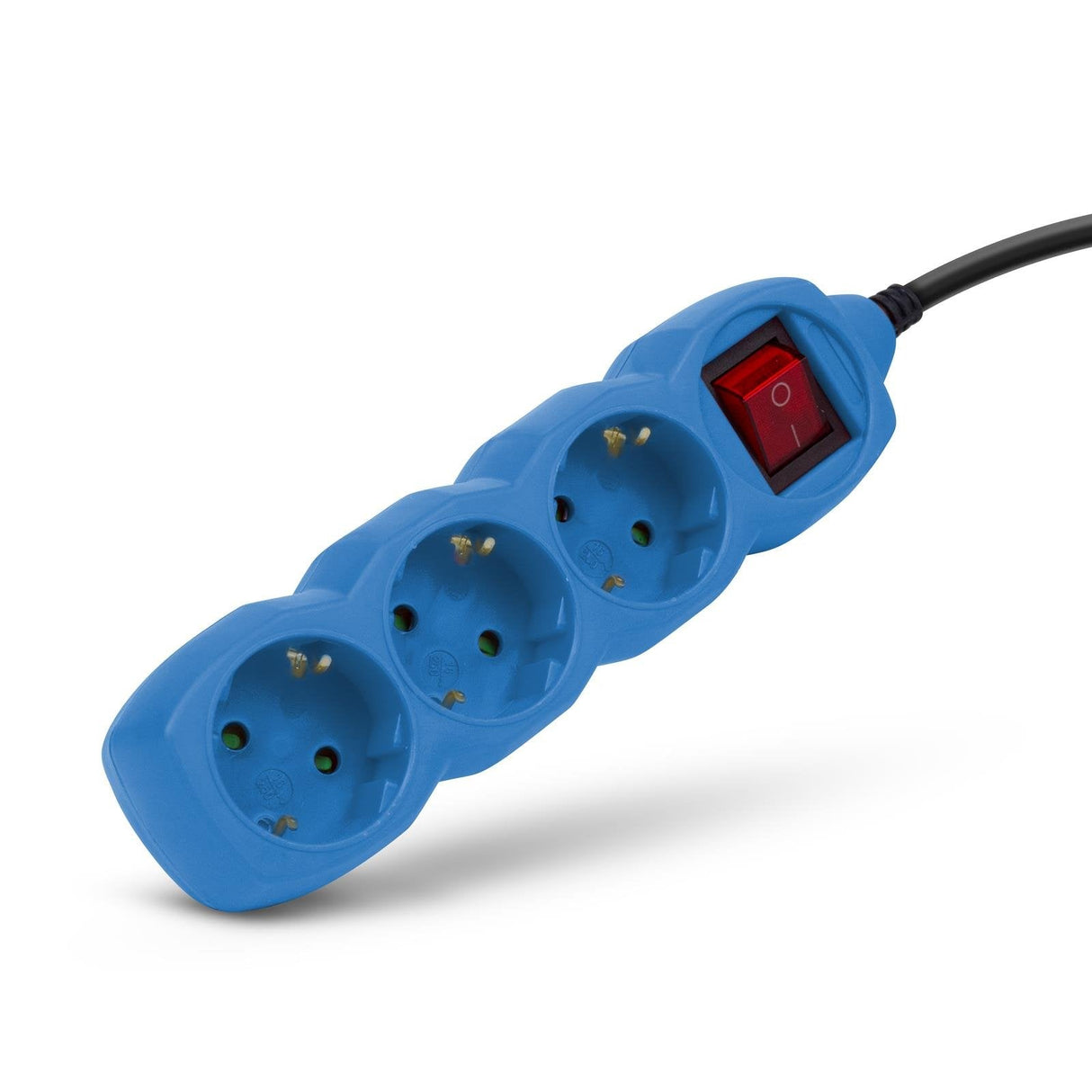 Entac Meckdosenleime 3fach 1,5m Schalter Azul