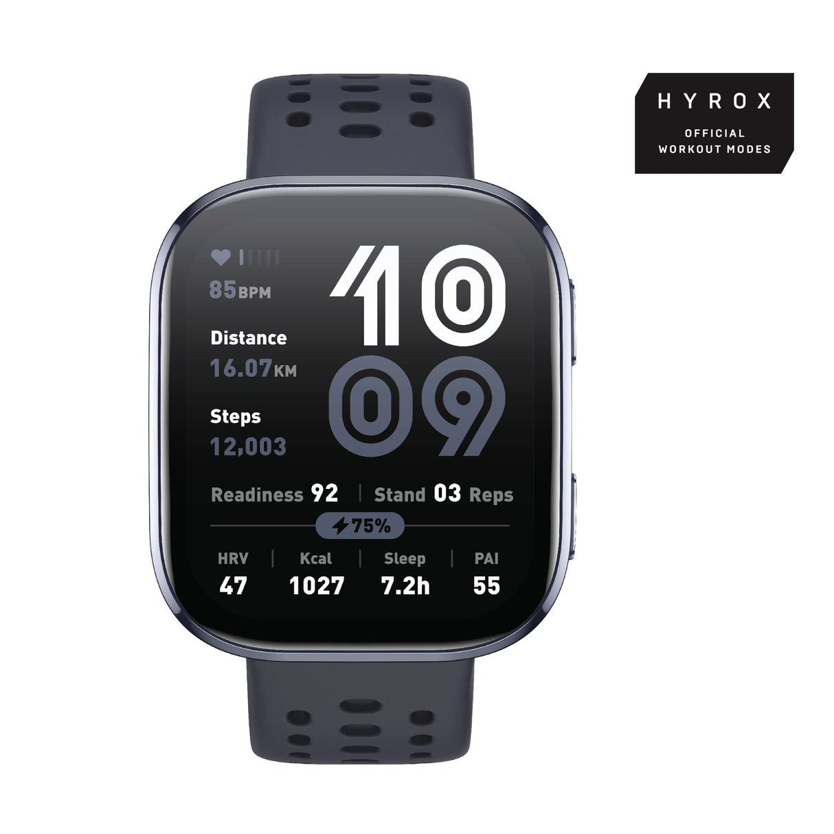 EAN 6970100377842 - Amazfit Bip 6 Black 5 cm (1.97") AMOLED Digital 390 x 450 Pixeles Pantalla táctil Negro GPS (satélite) imagen 1