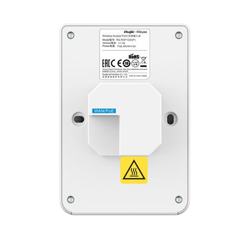 EAN 6971693271449 - Ruijie Networks RG-RAP1200(P) punto de acceso inalámbrico 1267 Mbit/s Blanco Energía sobre Ethernet (PoE) imagen 4
