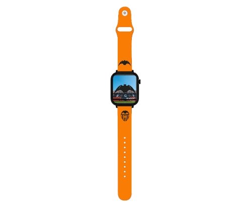 Savefamily Reloj Inteligente Infantil Savewatch Plus Edicion Valencia C.F. Con Gps Y Llamada - Correa Silicona Naranja