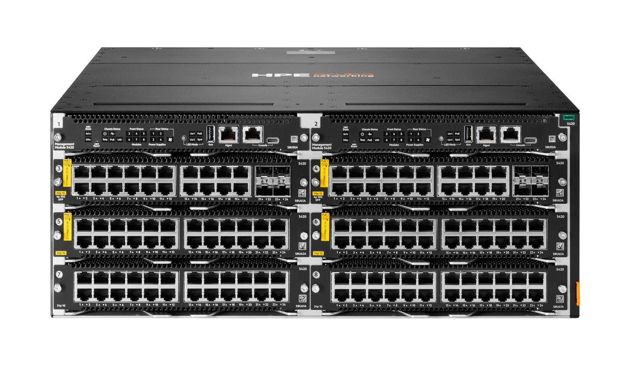 EAN 0190017650579 - HPE Aruba Networking CX 5420 6-slot Switch imagen 1