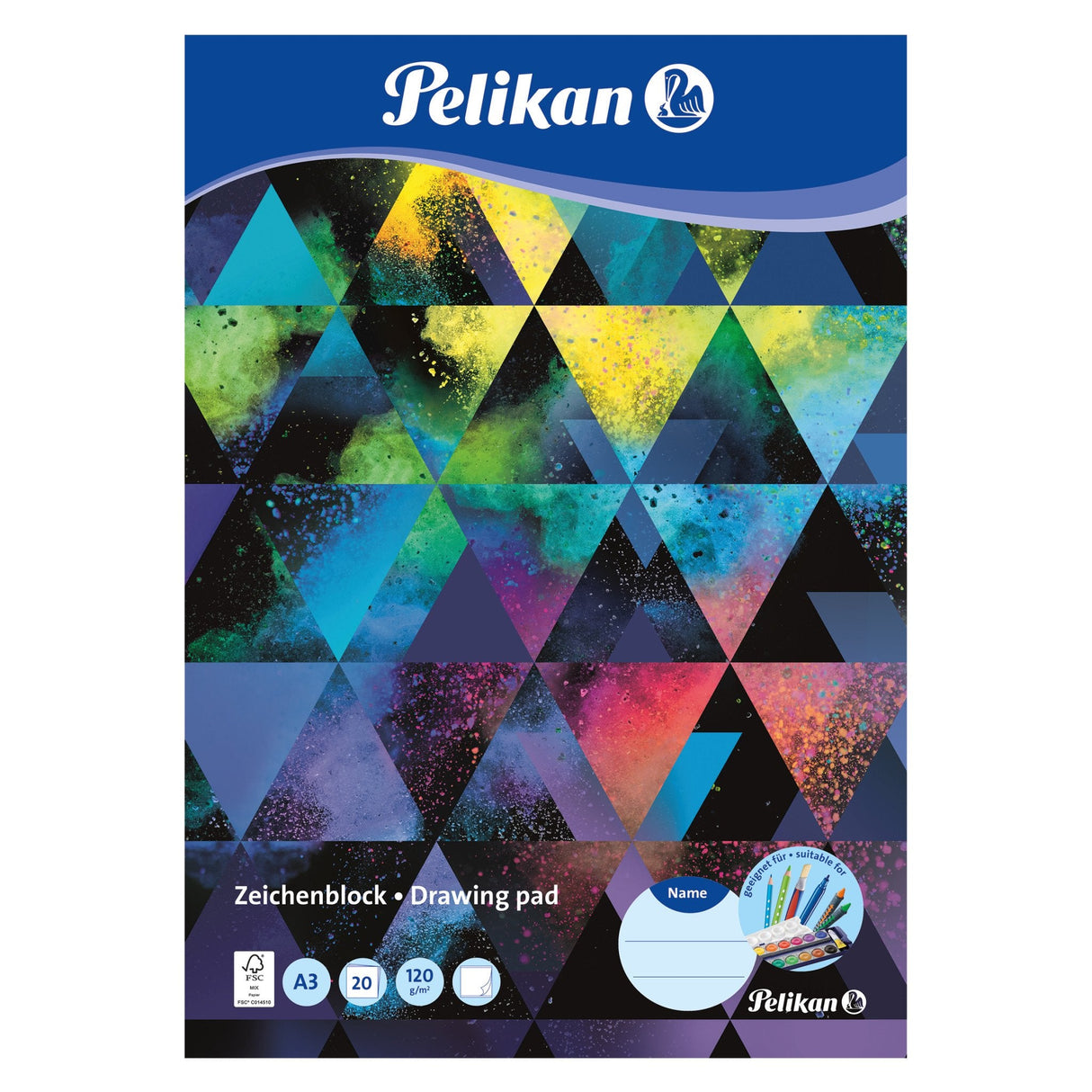 Cartulina Pelikan 236799 20 Hojas 120 G/M²