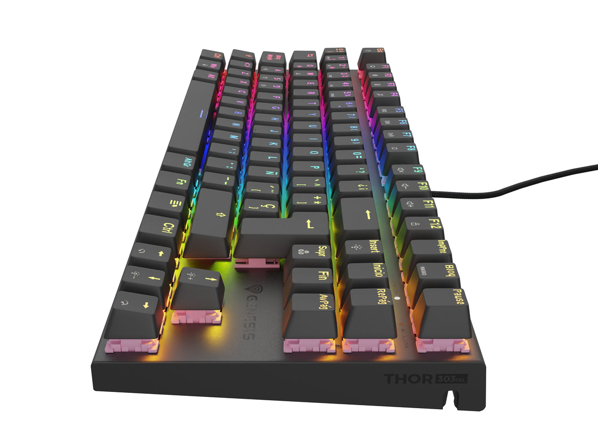 EAN 5901969444360 - GENESIS Thor 303 TKL teclado Juego USB QWERTY Español Negro imagen 9
