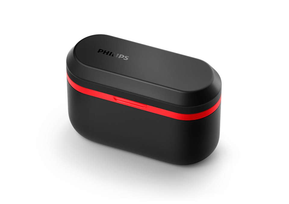 Philips Taa7507bk/00 Auriculares Inalámbrico Bluetooth Negro, Rojo