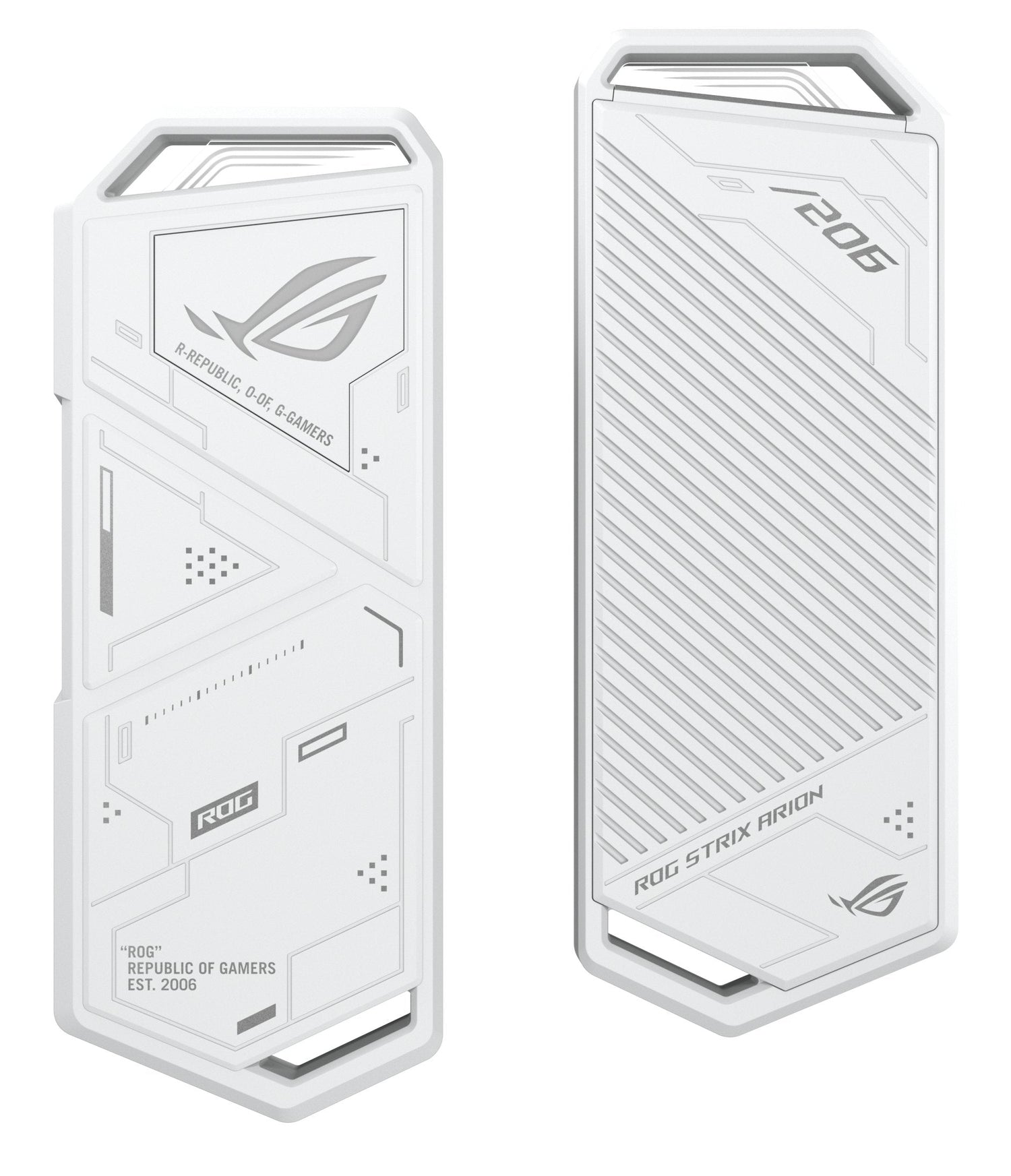 EAN 4711387563366 - ASUS ROG Strix Arion White Edition Caja externa para unidad de estado sólido (SSD) Blanco M.2 imagen 7