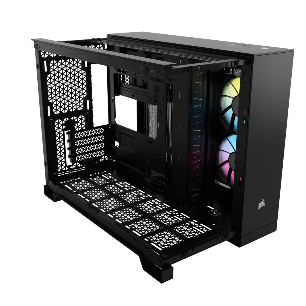 EAN 0840006674986 - Corsair 2500X RGB Micro Torre Negro imagen 3