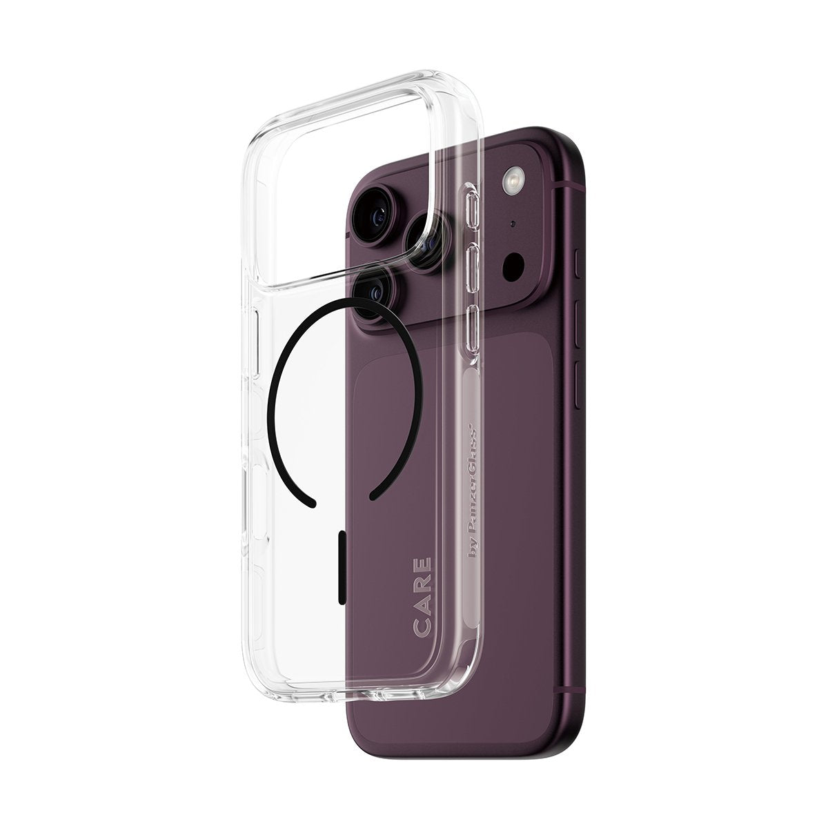 Care By Panzerglass Urban Explorer Case Transparente M. Negro Magsafe Iphone 17 Pro