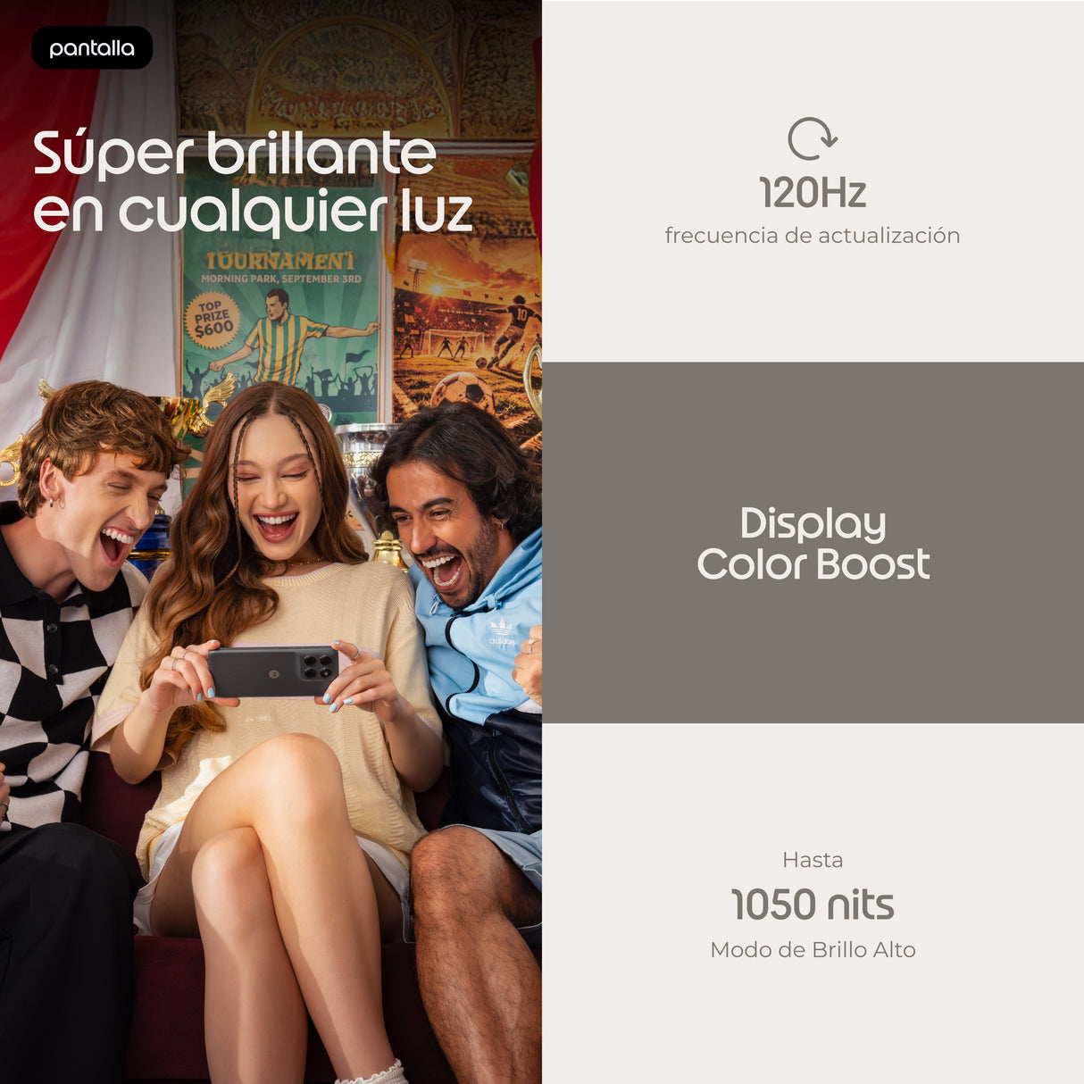 EAN 0840493620640 - Motorola moto g37 16,9 cm (6.67") SIM doble Android 16.0 5G USB Tipo C 4 GB 128 GB 5200 mAh Gris imagen 9