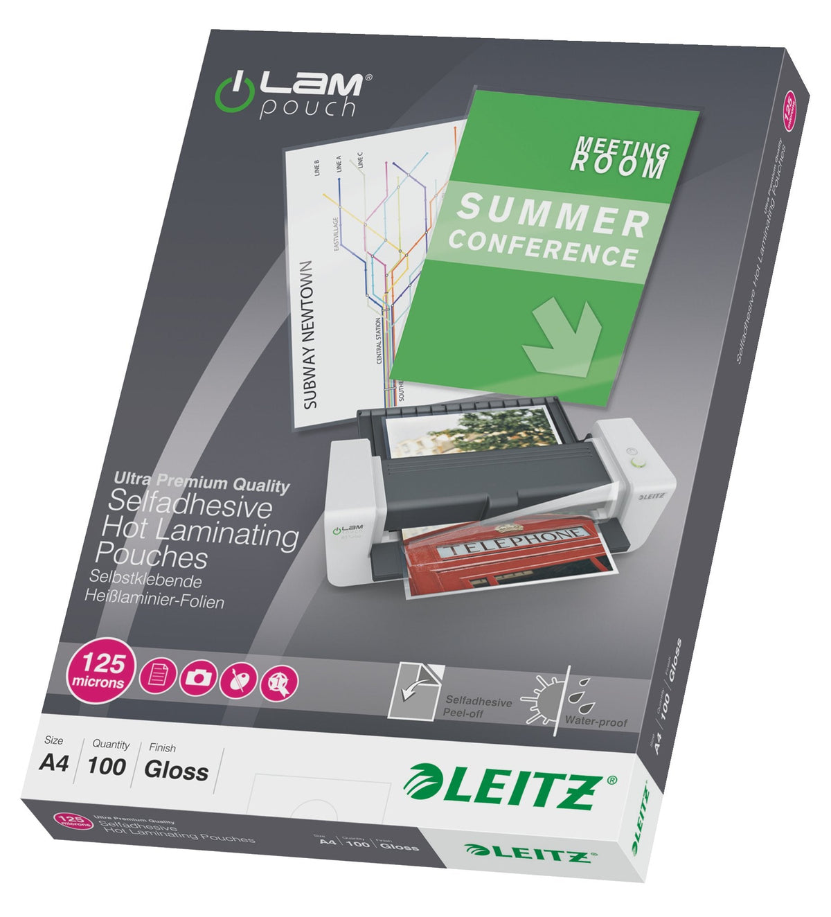 Esselte Leitz Brillante - A4 (210 X 297 Mm) Laminiertaschen