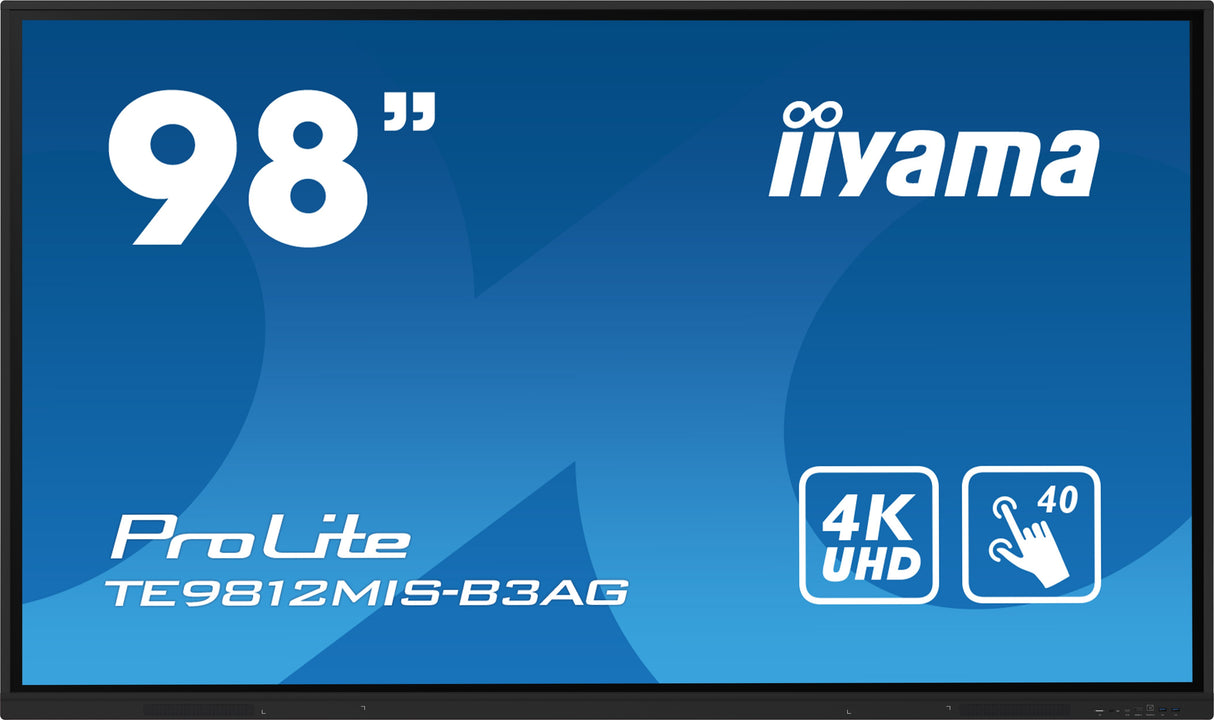 EAN 4948570123728 - iiyama TE9812MIS-B3AG pantalla de señalización Diseño de quiosco 2,48 m (97.5") LCD Wifi 400 cd / m² 4K U imagen 2