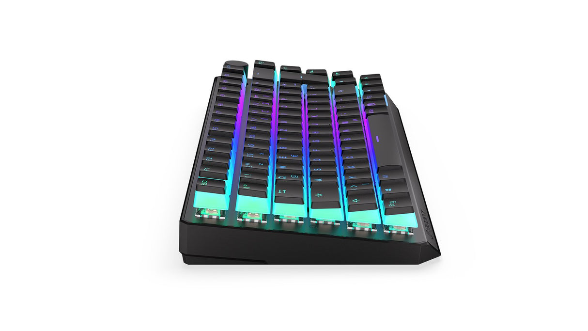 Teclado Alemán Endorfy Thock 75% Rf Inalámbrica + Usb Qwertz Negro