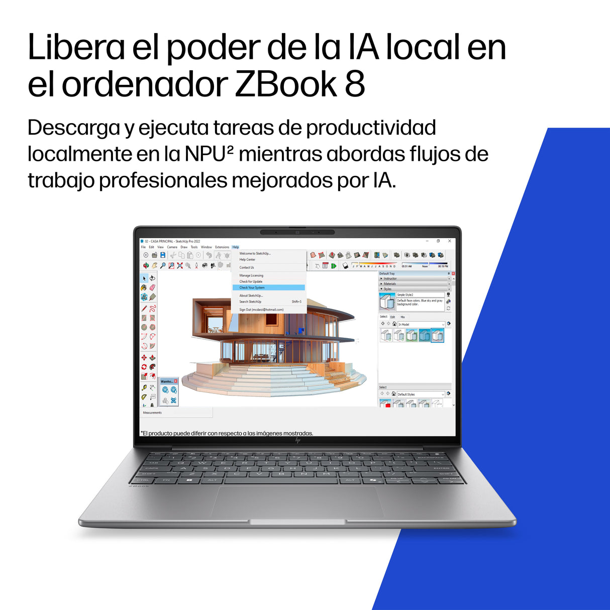 EAN 0826581384731 - HP DQ0D0ET ordenador portatil Copilot+ PC 40,6 cm (16") WUXGA 32 GB DDR5-SDRAM 1 TB SSD Wi-Fi 7 (802.11be imagen 9