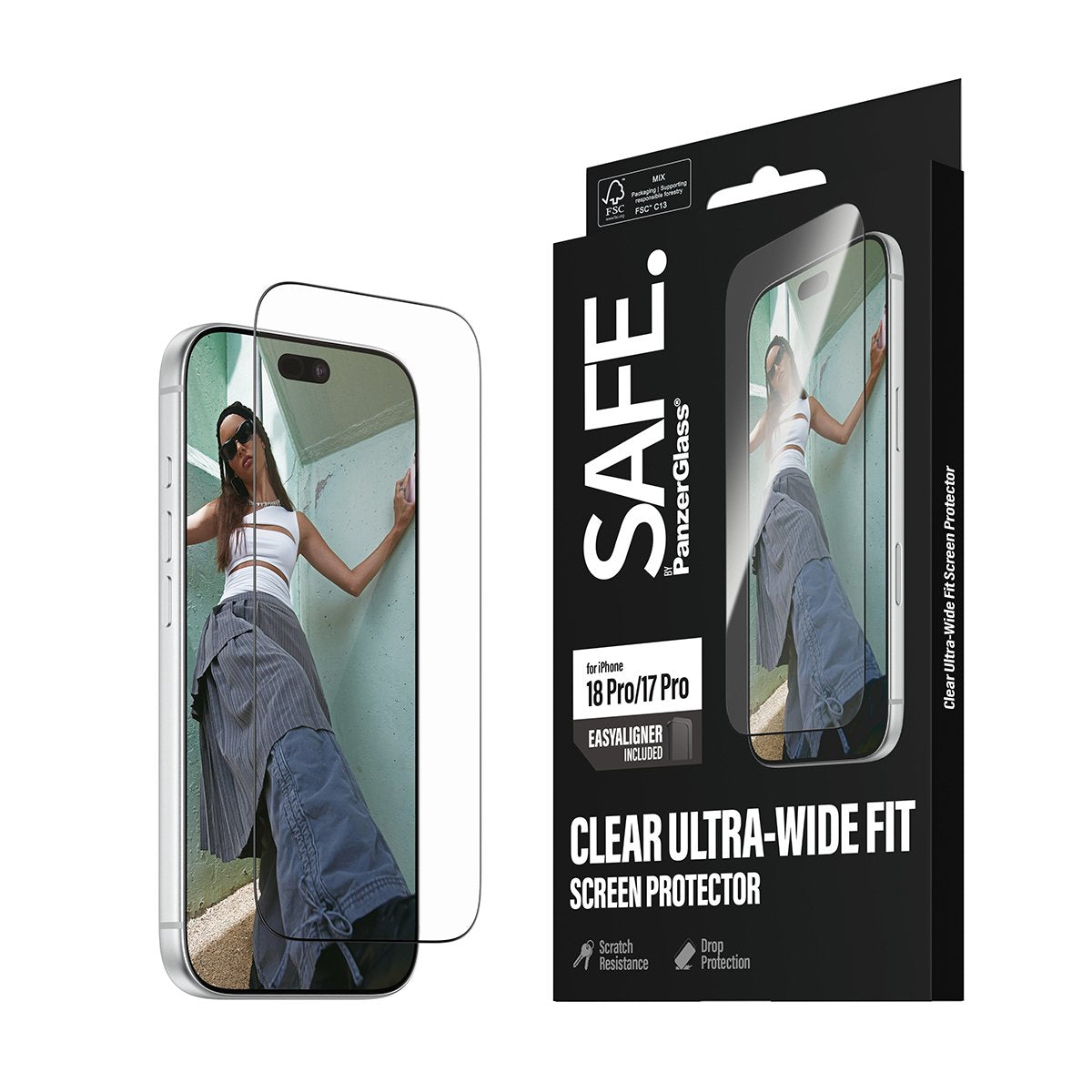 Panzerglass Safe. Screen Protector Iphone 18 Pro/ 17 Pro