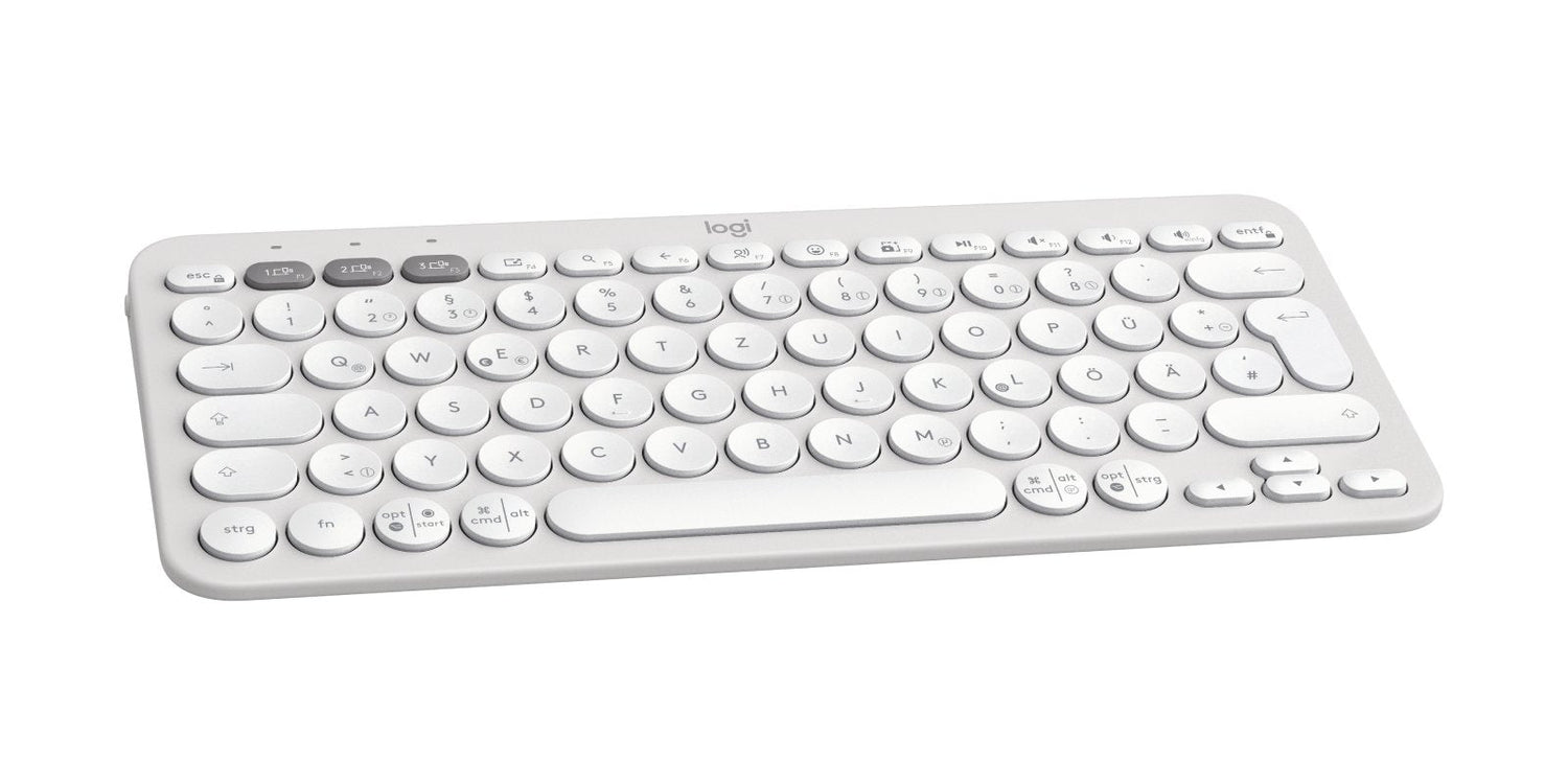 Pebble Keys 2 K380s Tonal White - Deu Btn/Acentral-419universal