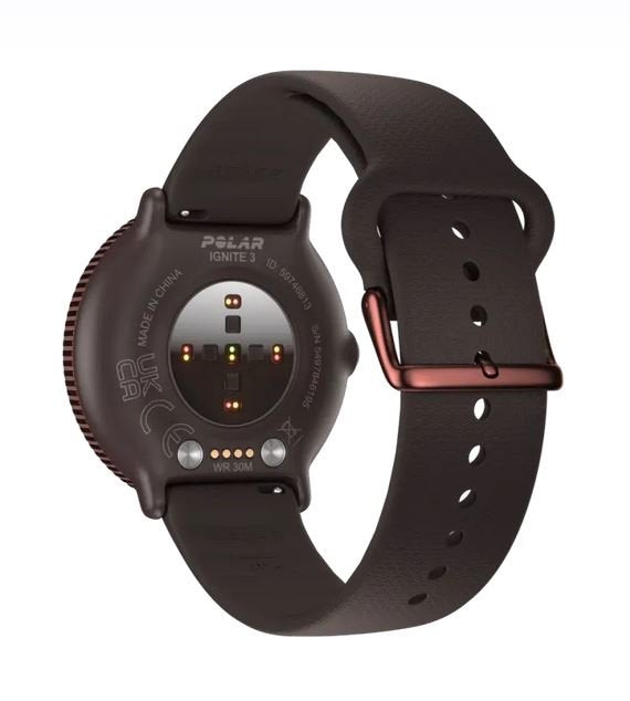 Polar Ignite 3 Titanium Leather- And Silicone Band