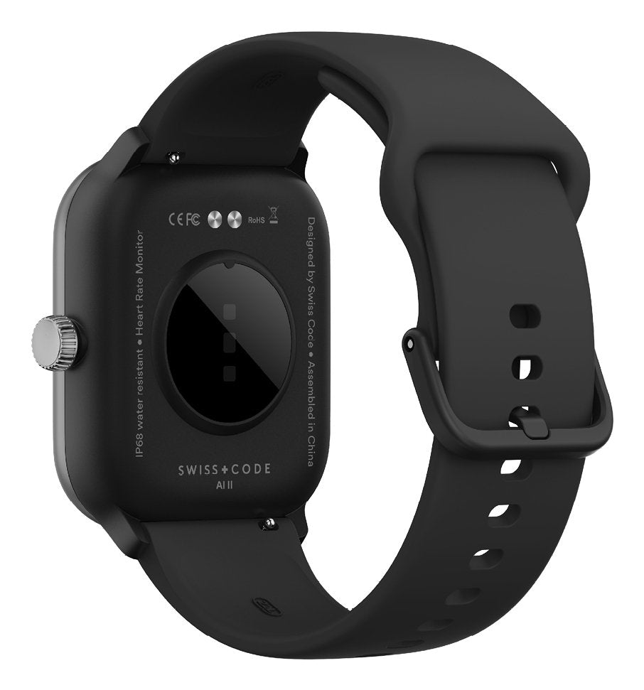 Bea·Fon Smartwatch 201 Black Smartwatch 1.85" Amoled