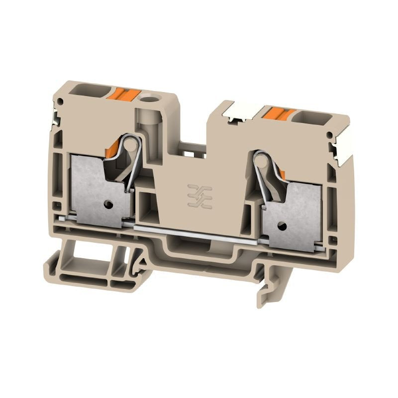 Weidmüller A2c 10 Dl Durchgangs- Reihenklemme,Push In,10 Mm 2674940000