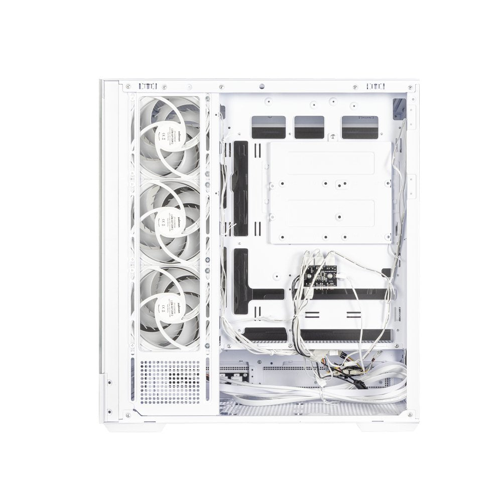 Caja Pc Zalman P40 Ds Atx 4 Xvent 120mm Argb 2xusb 3.0 Blanco S/N Fuente